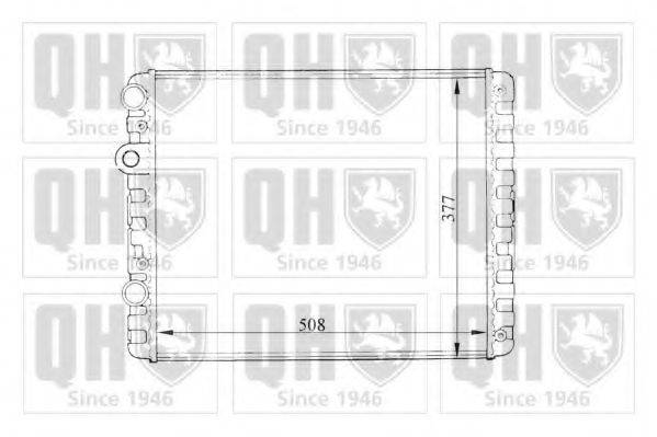 QUINTON HAZELL QER1417 Радіатор, охолодження двигуна