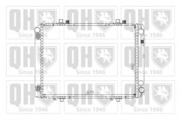 QUINTON HAZELL QER1744 Радіатор, охолодження двигуна