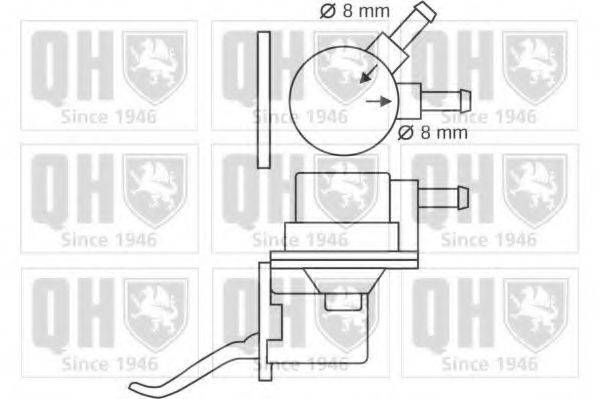 QUINTON HAZELL QFP8 Паливний насос