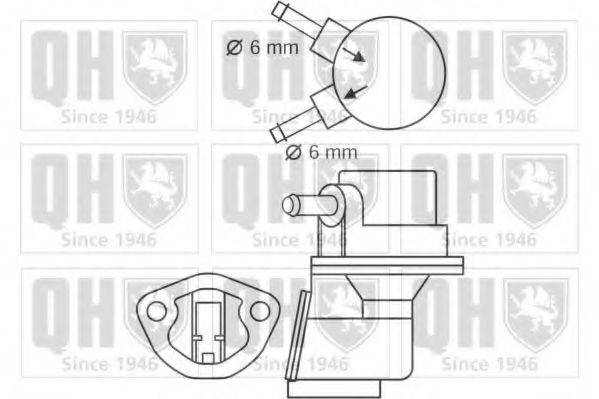 QUINTON HAZELL QFP98 Паливний насос