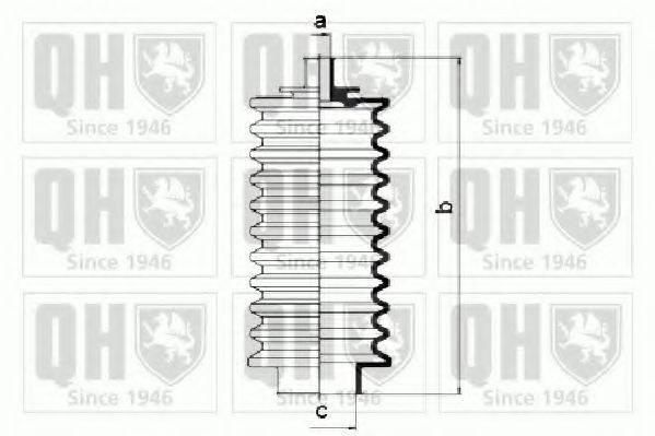 QUINTON HAZELL QG1006 Комплект пильника, рульове керування