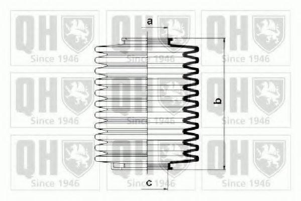 QUINTON HAZELL QG1066 Комплект пильника, рульове керування