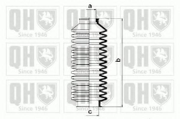 QUINTON HAZELL QG1078 Комплект пильника, рульове керування