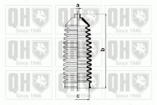 QUINTON HAZELL QG1155 Комплект пильника, рульове керування