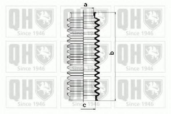 QUINTON HAZELL QG1187 Комплект пильника, рульове керування