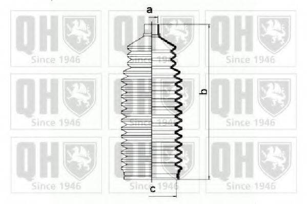 QUINTON HAZELL QG1319 Комплект пильника, рульове керування