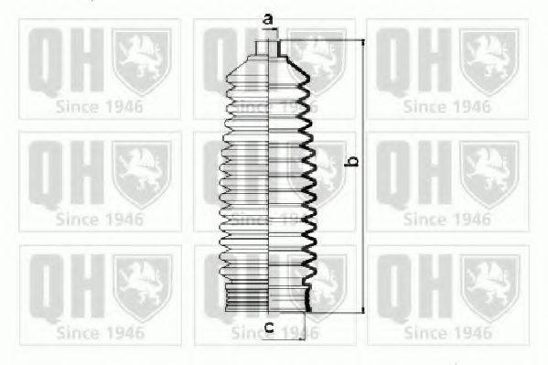 QUINTON HAZELL QG1320 Комплект пильника, рульове керування