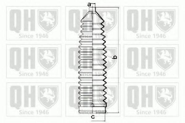 QUINTON HAZELL QG1410 Комплект пильника, рульове керування