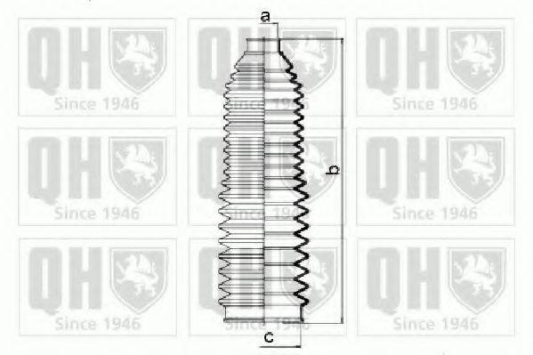 QUINTON HAZELL QG1423 Комплект пильника, рульове керування