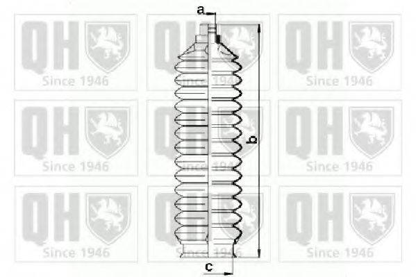 QUINTON HAZELL QG1483 Комплект пильника, рульове керування