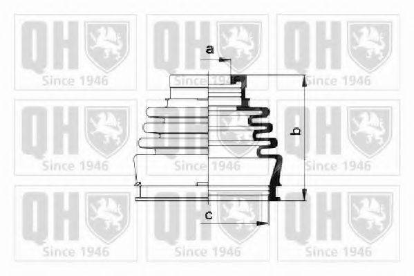 QUINTON HAZELL QJB220 Комплект пильника, приводний вал