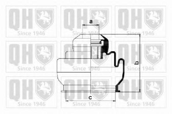 QUINTON HAZELL QJB604 Комплект пильника, приводний вал