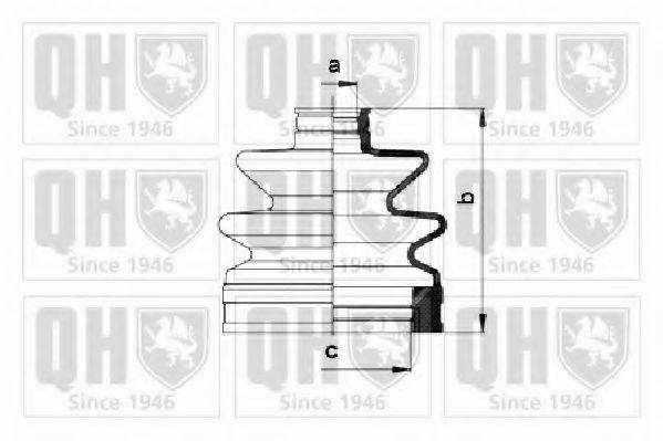 QUINTON HAZELL QJB981 Комплект пильника, приводний вал