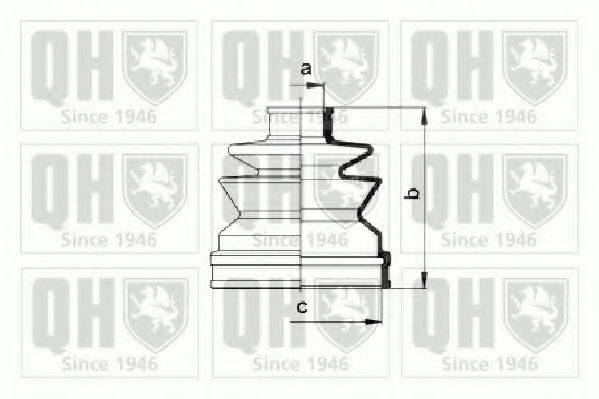 QUINTON HAZELL QJB993 Комплект пильника, приводний вал