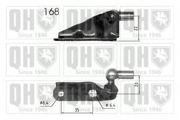 QUINTON HAZELL QTS840285 Газова пружина, кришка багажника