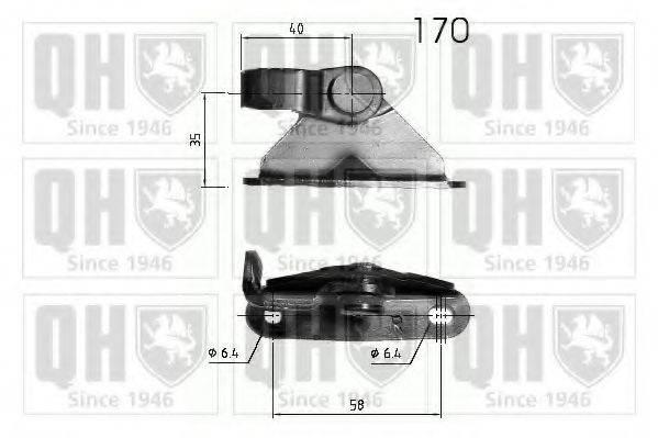 QUINTON HAZELL QTS840280 Газова пружина, кришка багажника