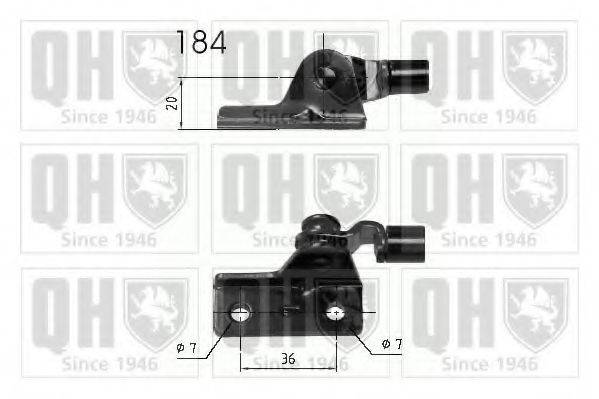 QUINTON HAZELL QTS840209 Газова пружина, кришка багажника