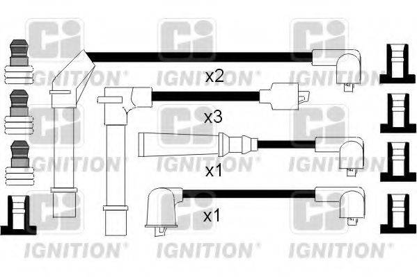 QUINTON HAZELL XC809 Комплект дротів запалювання