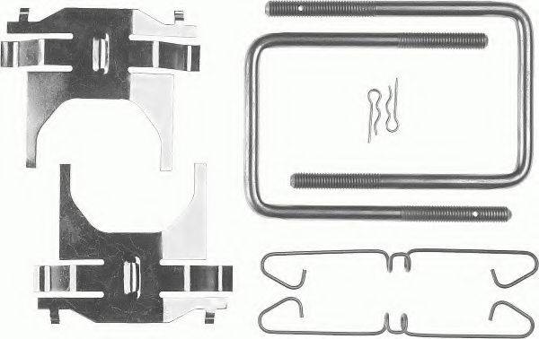 FERODO FBA411 Комплектуючі, колодки дискового гальма