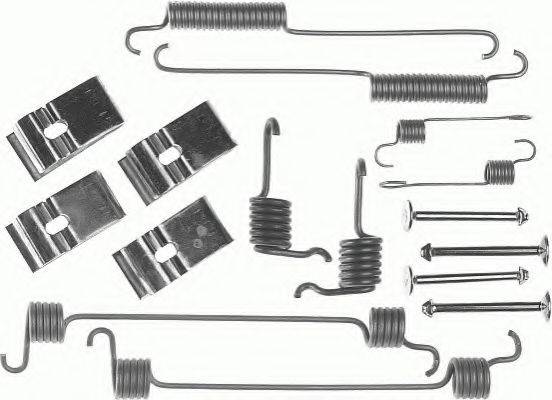 FERODO FBA54 Комплектуючі, гальмівна колодка