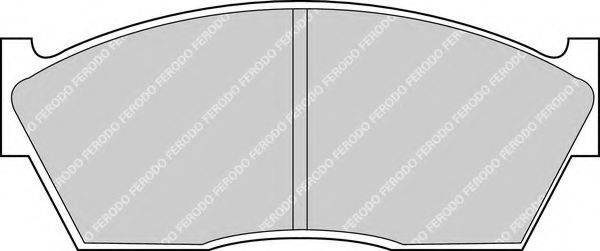 FERODO FDB285 Комплект гальмівних колодок, дискове гальмо