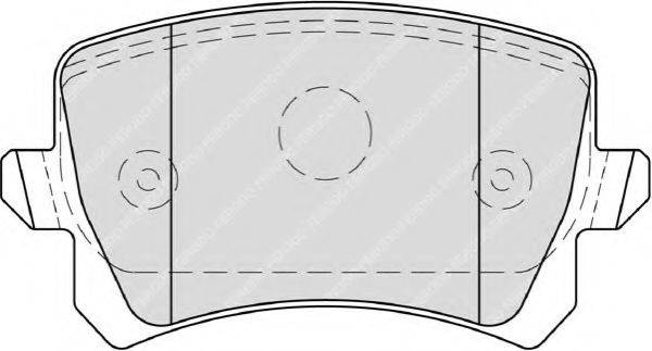 FERODO FDB4058 Комплект гальмівних колодок, дискове гальмо