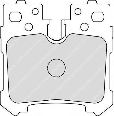 FERODO FDB4210 Комплект гальмівних колодок, дискове гальмо