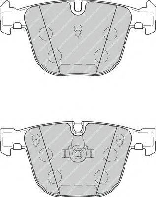 FERODO FDB4259 Комплект гальмівних колодок, дискове гальмо