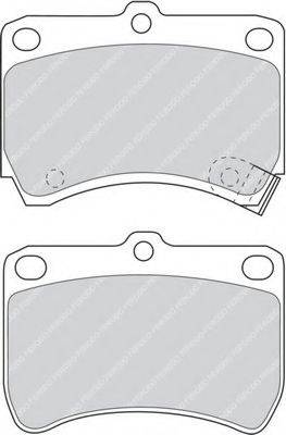 FERODO FDB597 Комплект гальмівних колодок, дискове гальмо