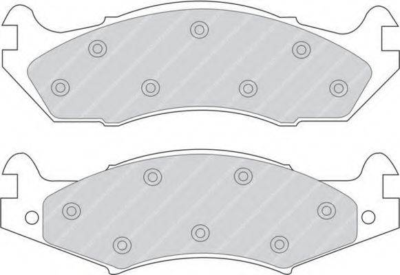 FERODO FDB920 Комплект гальмівних колодок, дискове гальмо