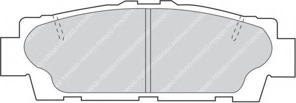 FERODO FDB945 Комплект гальмівних колодок, дискове гальмо