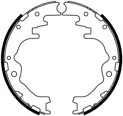 FERODO FSB4092 Комплект гальмівних колодок