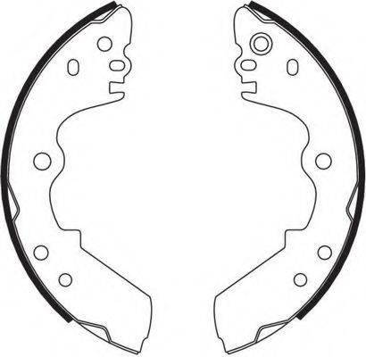 FERODO FSB471 Комплект гальмівних колодок