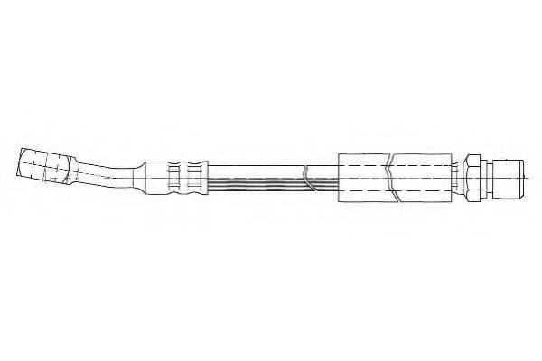 FERODO FHY2092 Гальмівний шланг