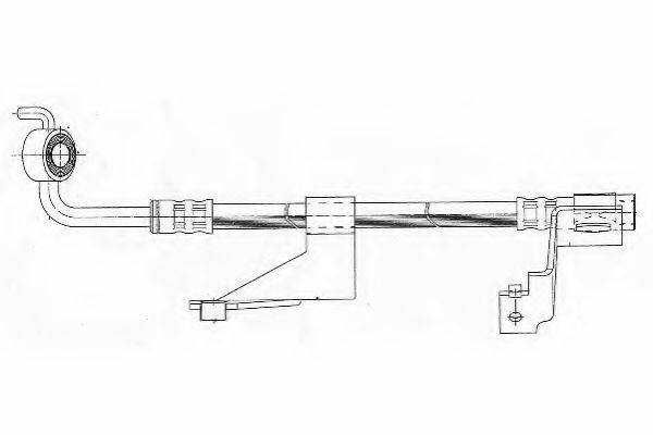 FERODO FHY2175 Гальмівний шланг