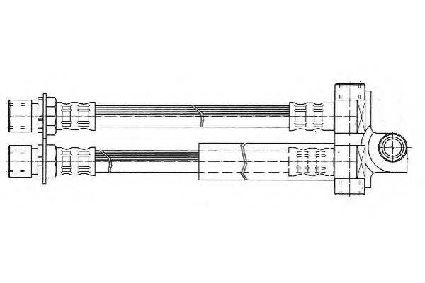 FERODO FHY2343 Гальмівний шланг