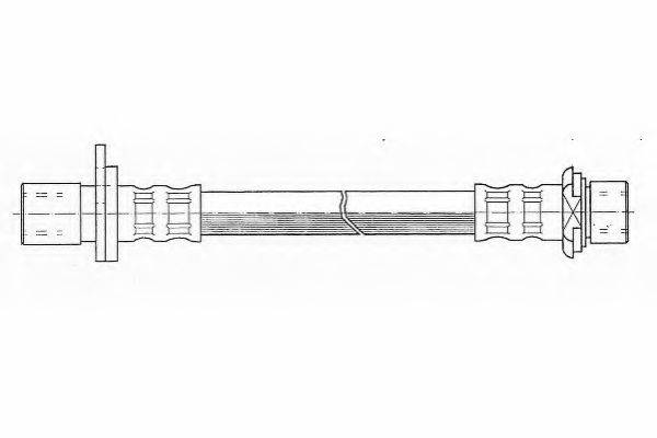 FERODO FHY2467 Гальмівний шланг