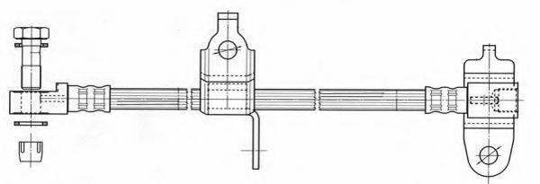 FERODO FHY2567 Гальмівний шланг