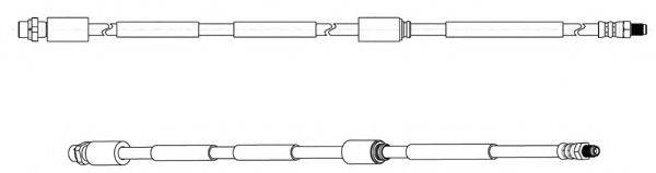 FERODO FHY2857 Гальмівний шланг