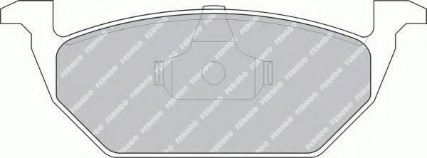 FERODO FSL1094 Комплект гальмівних колодок, дискове гальмо