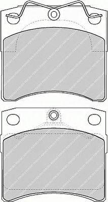 FERODO FSL1131 Комплект гальмівних колодок, дискове гальмо