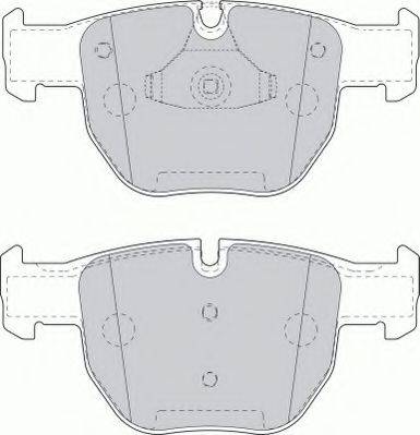 FERODO FSL1597 Комплект гальмівних колодок, дискове гальмо