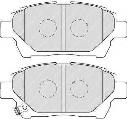 FERODO FSL4236 Комплект гальмівних колодок, дискове гальмо