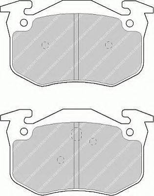FERODO FSL877 Комплект гальмівних колодок, дискове гальмо