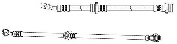 FERODO FHY3250 Гальмівний шланг