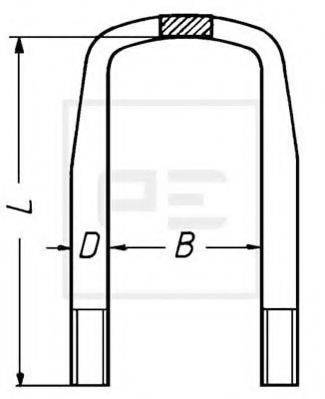 PE AUTOMOTIVE 01513110A Драбина ресори