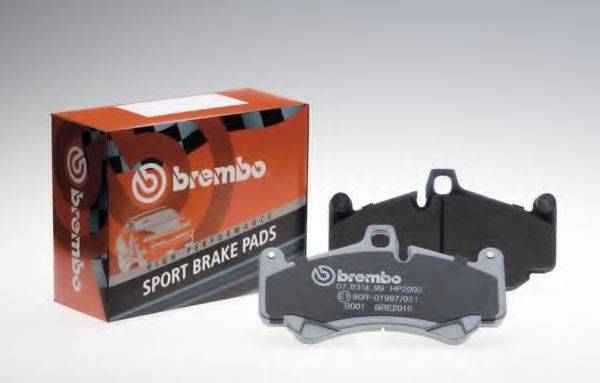 BREMBO 07B31405 Комплект високоефективних гальмівних колодок