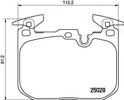 BREMBO P06088 Комплект гальмівних колодок, дискове гальмо