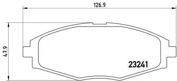 BREMBO P15006 Комплект гальмівних колодок, дискове гальмо