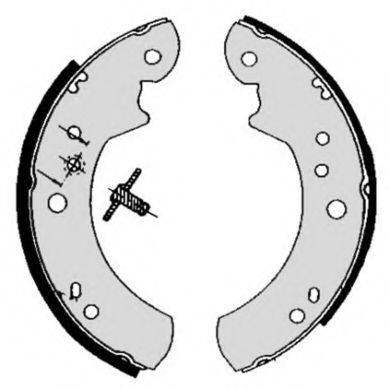 BREMBO S24512 Комплект гальмівних колодок